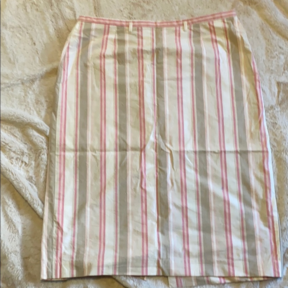 Striped Pencil Skirt